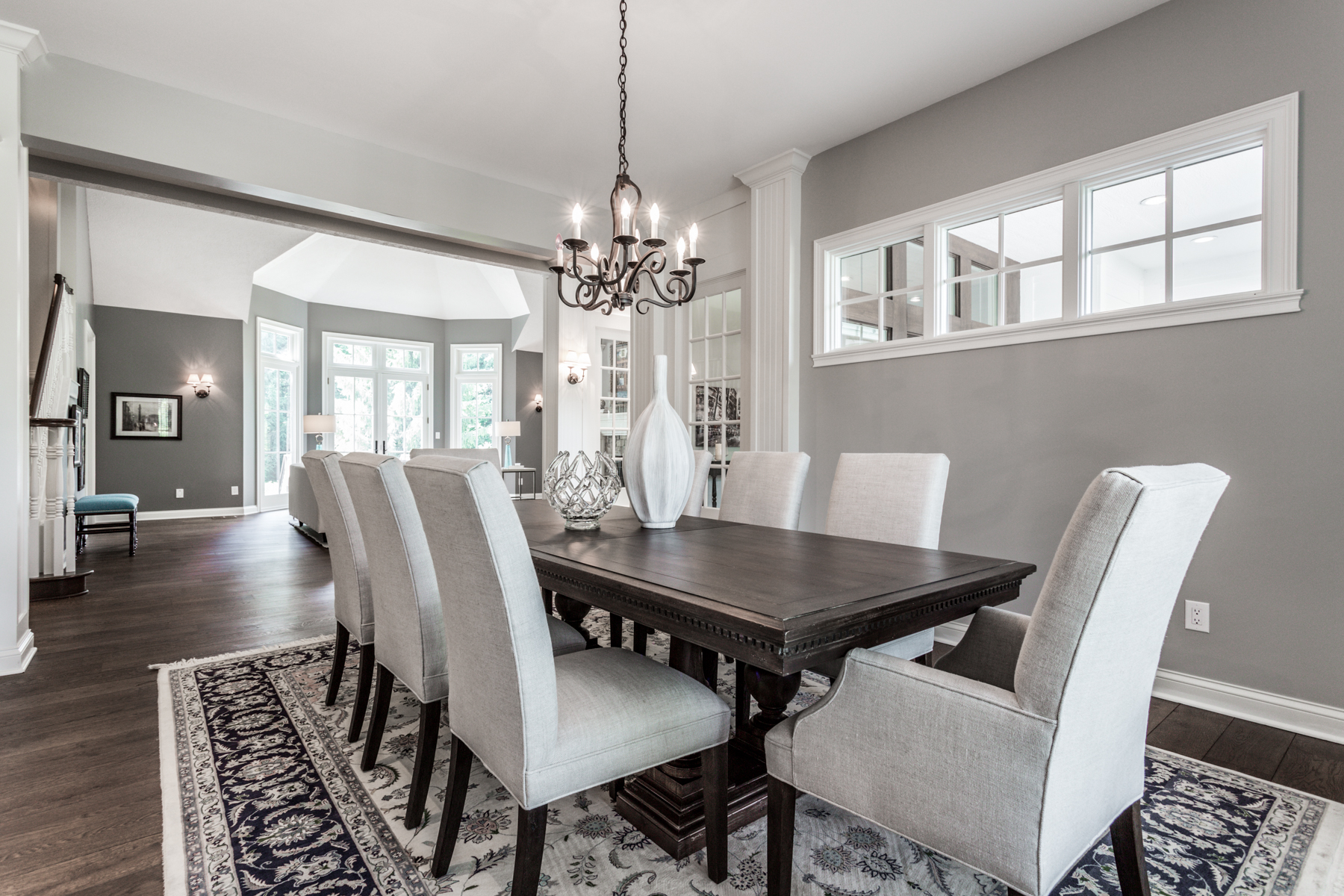 Real Estate With Archways Dining Room